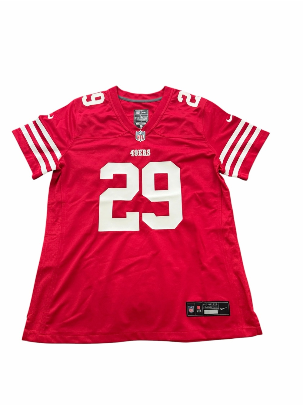 Nike San Francisco 49ers Red #29 Football Jersey Hufanga
